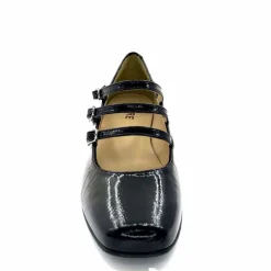 Basic|Ballerines<Ivoire0036a Ballerines Ivoire 710 Cuir Vernis Noir