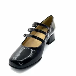 Basic|Ballerines<Ivoire0036a Ballerines Ivoire 710 Cuir Vernis Noir