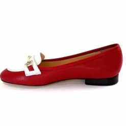 Elégant|Ballerines<Ivoire0200 Ballerines Ivoire 8002 For Cuir Blanc Rouge