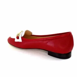 Elégant|Ballerines<Ivoire0200 Ballerines Ivoire 8002 For Cuir Blanc Rouge