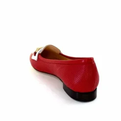 Elégant|Ballerines<Ivoire0200 Ballerines Ivoire 8002 For Cuir Blanc Rouge
