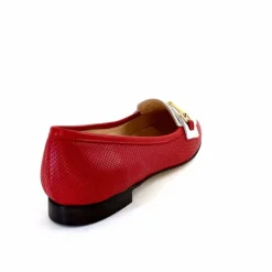 Elégant|Ballerines<Ivoire0200 Ballerines Ivoire 8002 For Cuir Blanc Rouge