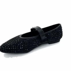 Bijoux|Ballerines<Ivoire0317a Ballerines Ivoire 2300416 &amp; Strass Noir