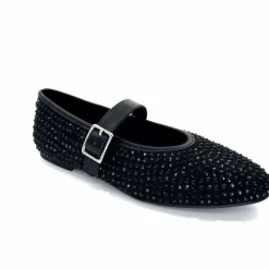 Bijoux|Ballerines<Ivoire0317a Ballerines Ivoire 2300416 &amp; Strass Noir