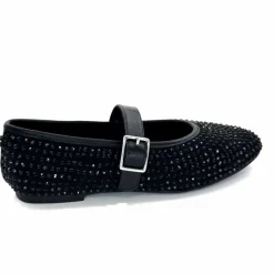 Bijoux|Ballerines<Ivoire0317a Ballerines Ivoire 2300416 &amp; Strass Noir
