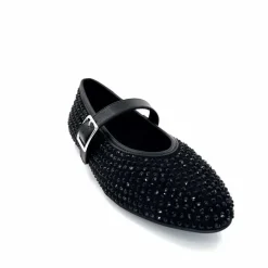 Bijoux|Ballerines<Ivoire0317a Ballerines Ivoire 2300416 &amp; Strass Noir