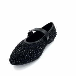 Bijoux|Ballerines<Ivoire0317a Ballerines Ivoire 2300416 &amp; Strass Noir