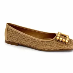 Féminin|Ballerines<382-ivoire Ballerines Ivoire 97574 tk2 Raffia Beige