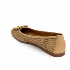 Féminin|Ballerines<382-ivoire Ballerines Ivoire 97574 tk2 Raffia Beige