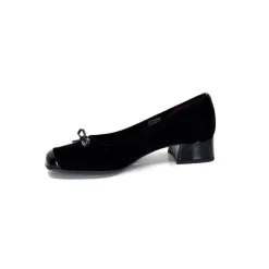 Elégant|Ballerines<Ivoire0036a Ballerines Ivoire Amarre Daim Noir