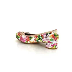 Fantaisie|Ballerines<Ivoire0036a Ballerines Ivoire Kat Azucena Cuir Imprimé Multicolore