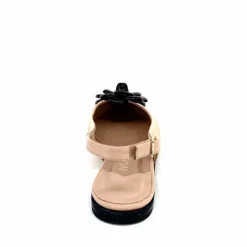 Féminin|Ballerines<398-ivoire Ballerines Ivoire M23099 Cuir Noir Beige