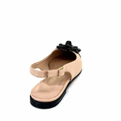 Féminin|Ballerines<398-ivoire Ballerines Ivoire M23099 Cuir Noir Beige