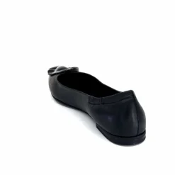 Basic|Ballerines<398-ivoire Ballerines Ivoire M24055 ZB Cuir Noir
