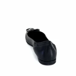 Basic|Ballerines<398-ivoire Ballerines Ivoire M24055 ZB Cuir Noir