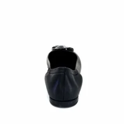 Basic|Ballerines<398-ivoire Ballerines Ivoire M24055 ZB Cuir Noir