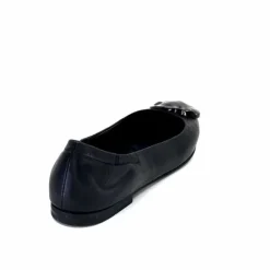 Basic|Ballerines<398-ivoire Ballerines Ivoire M24055 ZB Cuir Noir