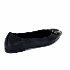 Basic|Ballerines<398-ivoire Ballerines Ivoire M24055 ZB Cuir Noir