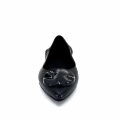 Basic|Ballerines<398-ivoire Ballerines Ivoire M24055 ZB Cuir Noir