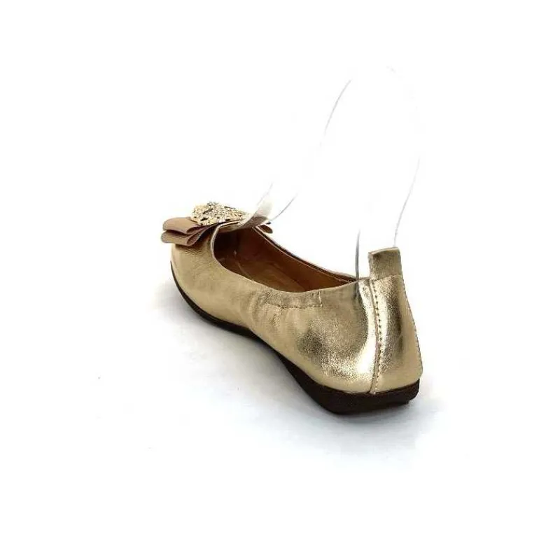 Bijoux|Ballerines<la ballerina Ballerines L2 234 T Cuir Dé Bijoux Or