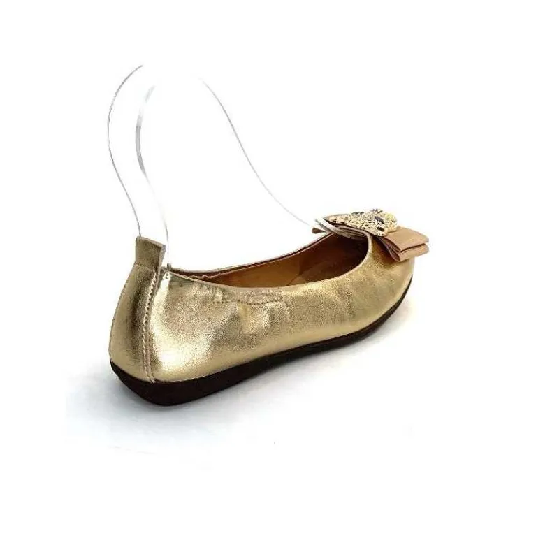 Bijoux|Ballerines<la ballerina Ballerines L2 234 T Cuir Dé Bijoux Or