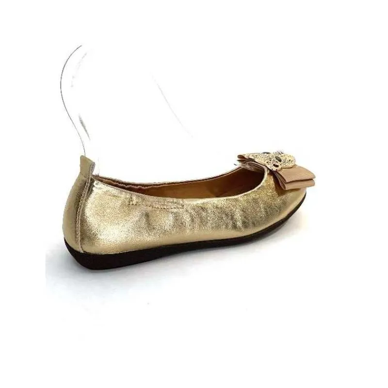 Bijoux|Ballerines<la ballerina Ballerines L2 234 T Cuir Dé Bijoux Or