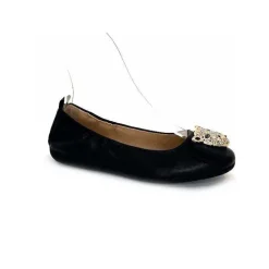 Bijoux|Ballerines<la ballerina Ballerines N11-01 Cuir Bijoux Noir