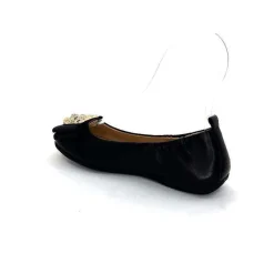 Bijoux|Ballerines<la ballerina Ballerines N11-01 Cuir Bijoux Noir