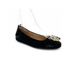 Bijoux|Ballerines<la ballerina Ballerines N11-01 Cuir Bijoux Noir