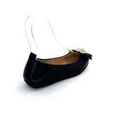 Bijoux|Ballerines<la ballerina Ballerines N11-01 Cuir Bijoux Noir