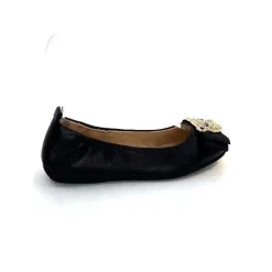 Bijoux|Ballerines<la ballerina Ballerines N11-01 Cuir Bijoux Noir