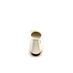 Basic|Ballerines<Requin Ballerines Reqins Hello Cuir Doré Blanc