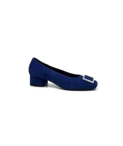 Basic|Ballerines<Requin Ballerines Reqins Karisse Daim Océan Bleu