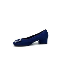 Basic|Ballerines<Requin Ballerines Reqins Karisse Daim Océan Bleu