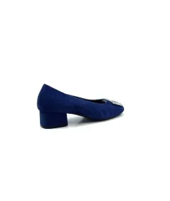 Basic|Ballerines<Requin Ballerines Reqins Karisse Daim Océan Bleu