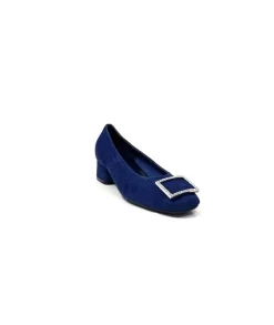 Basic|Ballerines<Requin Ballerines Reqins Karisse Daim Océan Bleu