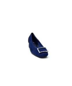 Basic|Ballerines<Requin Ballerines Reqins Karisse Daim Océan Bleu