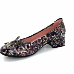 Féminin|Fantaisie<Sabrinas Ballerines 93100 Madeira Cuir Vernis Marine Motifs MultiColor Multicolore