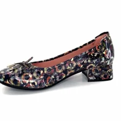 Féminin|Fantaisie<Sabrinas Ballerines 93100 Madeira Cuir Vernis Marine Motifs MultiColor Multicolore