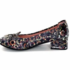 Féminin|Fantaisie<Sabrinas Ballerines 93100 Madeira Cuir Vernis Marine Motifs MultiColor Multicolore