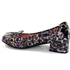 Féminin|Fantaisie<Sabrinas Ballerines 93100 Madeira Cuir Vernis Marine Motifs MultiColor Multicolore