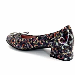 Féminin|Fantaisie<Sabrinas Ballerines 93100 Madeira Cuir Vernis Marine Motifs MultiColor Multicolore