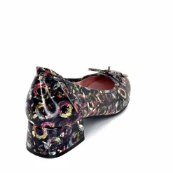 Féminin|Fantaisie<Sabrinas Ballerines 93100 Madeira Cuir Vernis Marine Motifs MultiColor Multicolore
