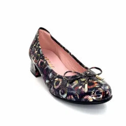 Féminin|Fantaisie<Sabrinas Ballerines 93100 Madeira Cuir Vernis Marine Motifs MultiColor Multicolore