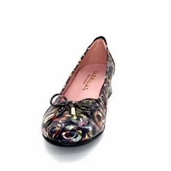 Féminin|Fantaisie<Sabrinas Ballerines 93100 Madeira Cuir Vernis Marine Motifs MultiColor Multicolore
