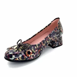 Féminin|Fantaisie<Sabrinas Ballerines 93100 Madeira Cuir Vernis Marine Motifs MultiColor Multicolore