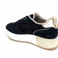 Sport Chic|Décontracté<Liu.Jo Baskets à Plateforme Bf4037 Daim Off Black MarineNoir