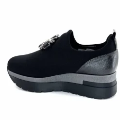 Sport Chic|Décontracté<Ivoire0130a Baskets à Plateformes Ivoire 9b5482 Textile Noir