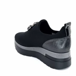 Sport Chic|Décontracté<Ivoire0130a Baskets à Plateformes Ivoire 9b5482 Textile Noir