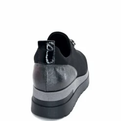 Sport Chic|Décontracté<Ivoire0130a Baskets à Plateformes Ivoire 9b5482 Textile Noir